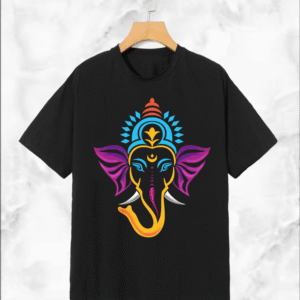 Colorful Ganesh Design T-shirt